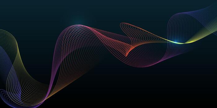 Abstract visualization of daily rhythm patterns representing energy flow throughout the day